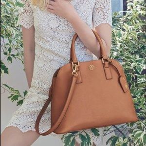 Tory Burch open dome Robinson purse